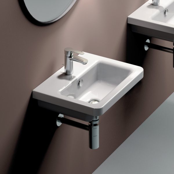 small porcelain washbasin