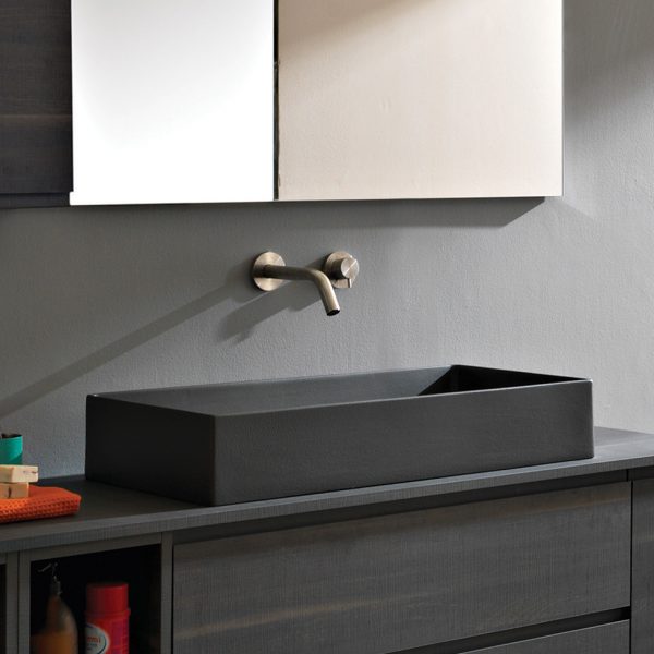 black matt washbasin