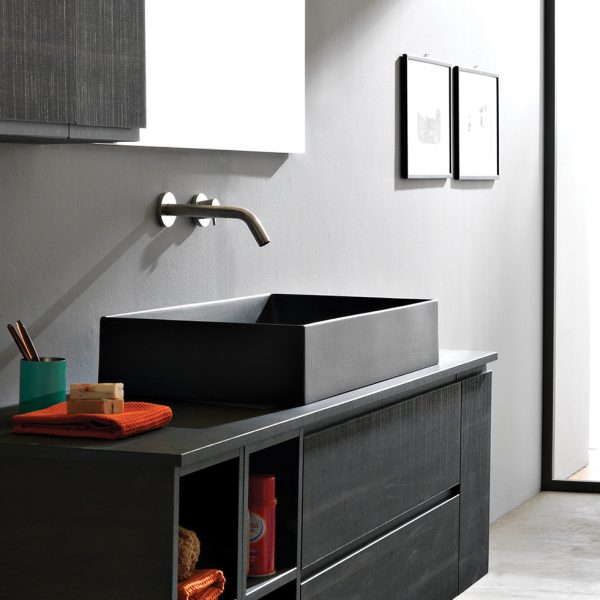 black matt washbasin