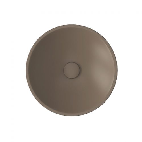 taupe matt washbasin