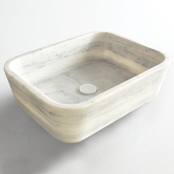 marble effect washbasin