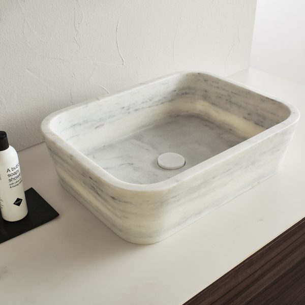 marble effect washbasin