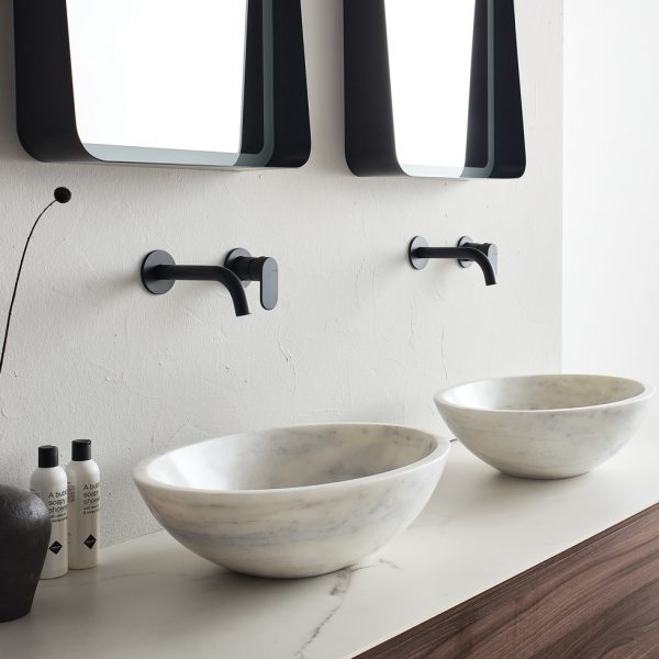 marble effect washbasin