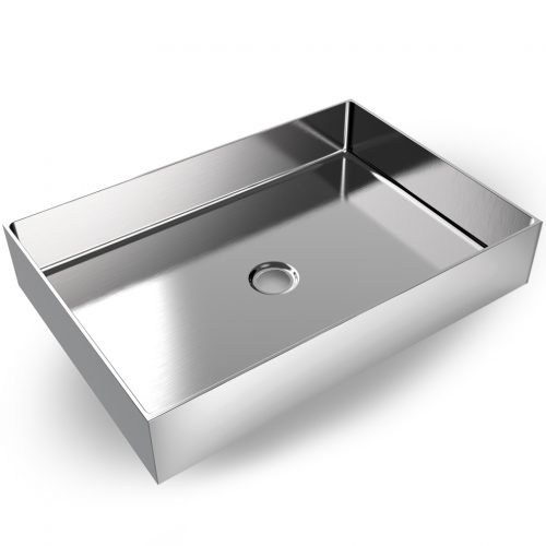 Inox brushed washbasin