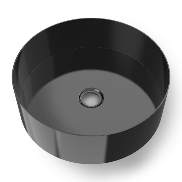 Inox black brushed washbasin